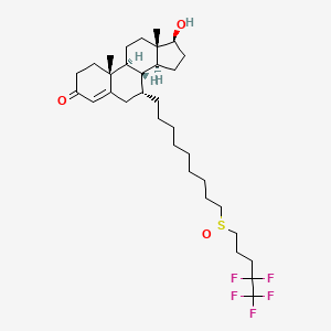 (7a,17b)-17-Hydroxy-7-[9-[(4,4,5,5,5-pentafluoropentyl)sulfinyl]nonyl]androst-4-en-3-one