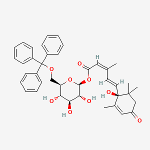 (S)-cis,trans-Abscisic Acid O-Trityl-D-Glucosyl Ester