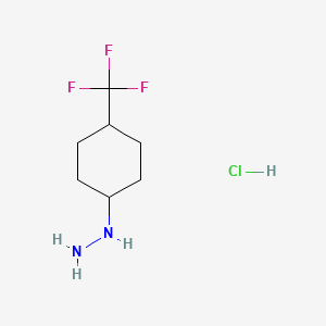 [4-(Trifluoromethyl)cyclohexyl]hydrazine Hydrochloride