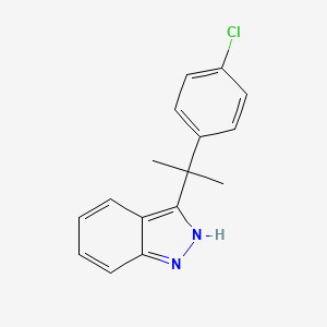 3-[2-(4-chlorophenyl)propan-2-yl]-1H-indazole