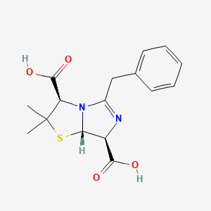 (3S, 7R, 7aR)-5-Benzyl-2,2-dimethyl-2,3,7,7a-tetrahydroimidazo[5,1-b]thiazole-3, 7-dicarboxylic Acid