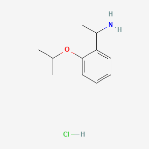 1-[2-(Propan-2-yloxy)phenyl]ethan-1-amine Hydrochloride