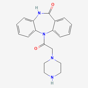 11-(2-piperazin-1-ylacetyl)-5H-benzo[b][1,4]benzodiazepin-6-one