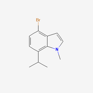 4-Bromo-1-methyl-7-propan-2-ylindole