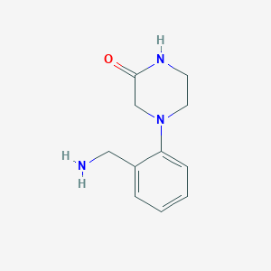 B1385923 4-[2-(Aminomethyl)phenyl]-2-piperazinone CAS No. 1021236-94-1
