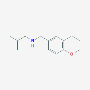 N-(3,4-dihydro-2H-chromen-6-ylmethyl)-2-methylpropan-1-amine