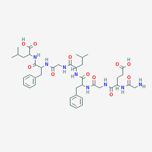 H-Gly-DL-Glu-Gly-DL-Phe-DL-Leu-Gly-DL-Phe-DL-Leu-OH