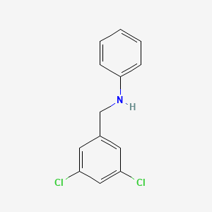 N-[(3,5-dichlorophenyl)methyl]aniline