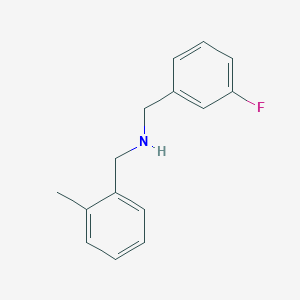 molecular formula C15H16FN B1385959 N-(3-Fluorobenzyl)-2-methylbenzylamine CAS No. 1039817-22-5