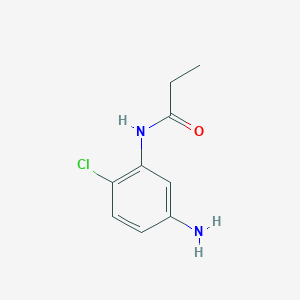 molecular formula C9H11ClN2O B1385960 N-(5-氨基-2-氯苯基)丙酰胺 CAS No. 1082183-99-0