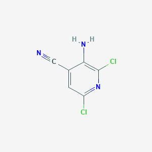 molecular formula C6H3Cl2N3 B1385963 3-Amino-2,6-dichloroisonicotinonitrile CAS No. 912772-88-4