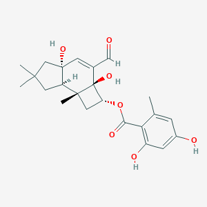 molecular formula C23H28O7 B138597 Armillaritin CAS No. 135247-96-0