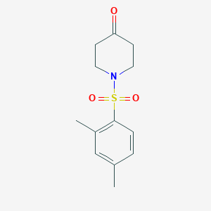 molecular formula C13H17NO3S B1385970 1-[(2,4-Dimethylphenyl)sulfonyl]piperidin-4-one CAS No. 1018261-39-6