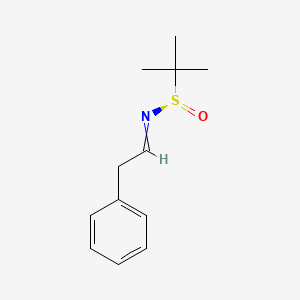 (R)-2-Methyl-N-(2-phenylethylidene)propane-2-sulfinamide