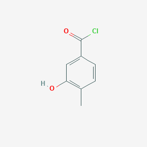 molecular formula C8H7ClO2 B1385973 3-羟基-4-甲基苯甲酰氯 CAS No. 348165-48-0