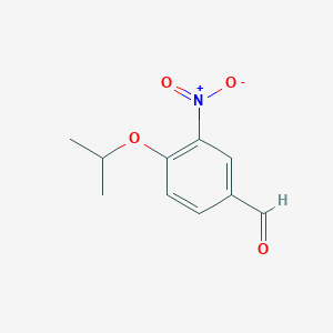 molecular formula C10H11NO4 B1385976 4-Isopropoxi-3-nitrobenzaldehído CAS No. 125872-99-3