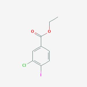 molecular formula C9H8ClIO2 B1385993 3-氯-4-碘苯甲酸乙酯 CAS No. 874831-02-4
