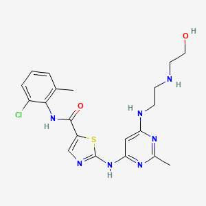 N-(2-Chloro-6-methylphenyl)-2-[[6-[[2-[(2-hydroxyethyl)amino]ethyl]amino]-2-methyl-4-pyrimidinyl]amino]-5-thiazolecarboxamide