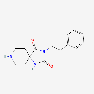 3-(2-phenylethyl)-1,3,8-Triazaspiro[4.5]decane-2,4-dione