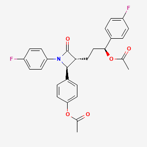 (3R,4S)-3-[(3S)-3-(Acetyloxy)-3-(4-fluorophenyl)propyl]-4-[4-(acetyloxy)phenyl]-1-(4-fluorophenyl)-2-azetidinone