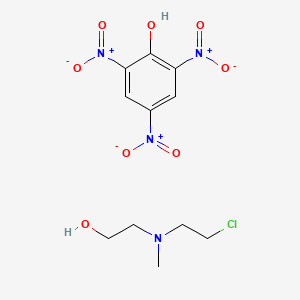 N-(2-Chloroethyl)-N-(2-hydroxyethyl) Methylamine Picrate