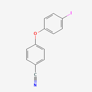 molecular formula C13H8INO B1386021 4-(4-碘苯氧基)苯甲腈 CAS No. 856704-55-7