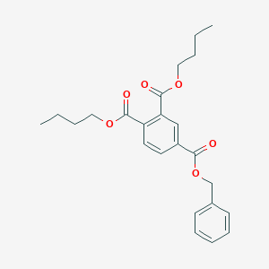 molecular formula C24H28O6 B13860276 4-Benzyl-1,2-dibutyl Benzene-1,2,4-tricarboxylate 