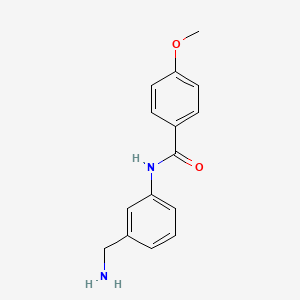 N-(3-(aminomethyl)phenyl)-4-methoxybenzamide