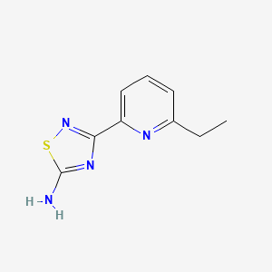 3-(6-Ethylpyridin-2-yl)-1,2,4-thiadiazol-5-amine