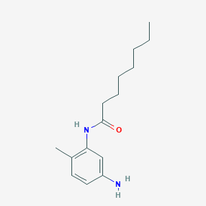 molecular formula C15H24N2O B1386031 N-(5-Amino-2-methylphenyl)octanamide CAS No. 1020054-13-0