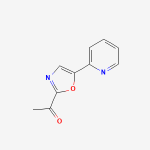 1-(5-(Pyridin-2-yl)oxazol-2-yl)ethanone