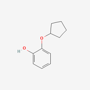 molecular formula C11H14O2 B1386035 2-(环戊氧基)苯酚 CAS No. 29941-90-0