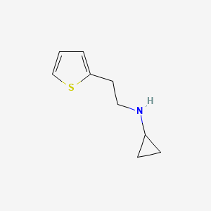 molecular formula C9H13NS B1386038 N-[2-(2-thienyl)ethyl]cyclopropanamine CAS No. 1094481-05-6