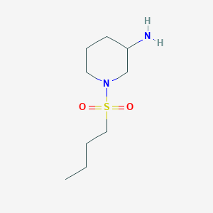 molecular formula C9H20N2O2S B1386042 1-(Butane-1-sulfonyl)piperidin-3-amine CAS No. 1827103-63-8