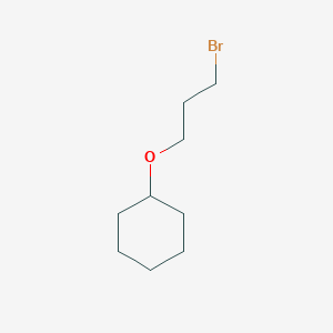 molecular formula C9H17BrO B1386046 (3-Bromopropoxy)cyclohexane CAS No. 22498-19-7