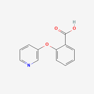 molecular formula C12H9NO3 B1386048 2-(Pyridin-3-yloxy)benzoic acid CAS No. 1094325-06-0