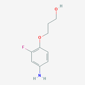 3-(4-Amino-2-fluorophenoxy)propan-1-ol