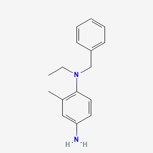 1-N-benzyl-1-N-ethyl-2-methylbenzene-1,4-diamine