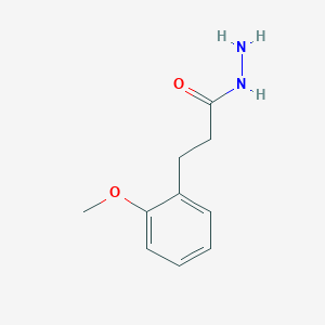 molecular formula C10H14N2O2 B1386054 3-(2-甲氧基苯基)丙烷酰肼 CAS No. 856603-57-1