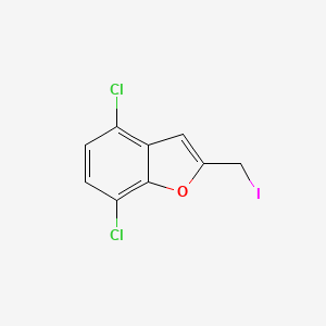 4,7-Dichloro-2-(iodomethyl)-1-benzofuran