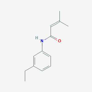 N-(3-ethylphenyl)-3-methylbut-2-enamide