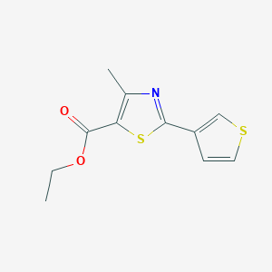 Ethyl 4-methyl-2-thiophen-3-yl-1,3-thiazole-5-carboxylate