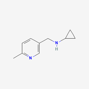 B1386060 Cyclopropyl-(6-methylpyridin-3-ylmethyl)-amine CAS No. 1094655-05-6