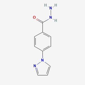 B1386072 4-(1H-Pyrazol-1-yl)benzohydrazide CAS No. 140837-47-4