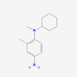 B1386079 N1-Cyclohexyl-N1,2-dimethylbenzene-1,4-diamine CAS No. 1094497-09-2