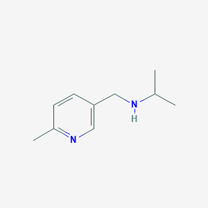 B1386090 [(6-Methylpyridin-3-yl)methyl](propan-2-yl)amine CAS No. 1152851-27-8