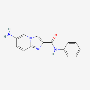 6-amino-N-phenylimidazo[1,2-a]pyridine-2-carboxamide