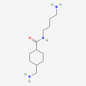 N-(4-aminobutyl)-4-(aminomethyl)cyclohexane-1-carboxamide