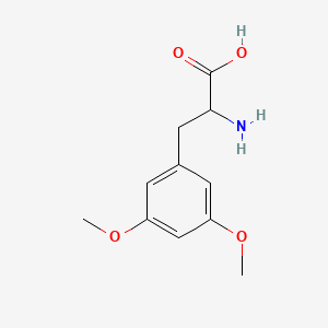 B1386096 2-Amino-3-(3,5-dimethoxyphenyl)propanoic acid CAS No. 7636-27-3