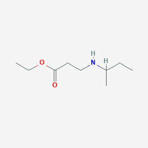 molecular formula C9H19NO2 B1386097 Ethyl 3-(sec-butylamino)propanoate CAS No. 82560-60-9